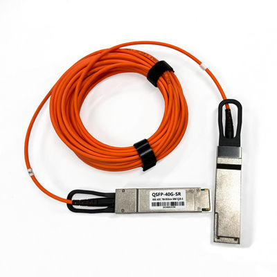 kopen 40 Gbps QSFP+ AOC Actieve optische kabel Multimode OM2 1m 3m 5m 7m SFP kabel voor korte afstand online vervaardiging