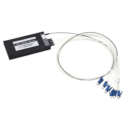 kopen 100 GHz 1×5 DWDM Mux/Demux AWG 40 Channel C-Band met LC/UPC Single Fiber Plastic ABS Box Module online vervaardiging