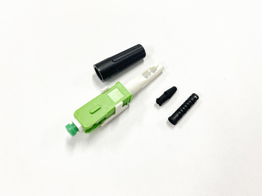 kopen Snelle connector SC APC IL 0.3dB met duwer Fiber Optic Snelle Snelle Connector voor 3mm Ronde Ftth Drop Kabel online vervaardiging