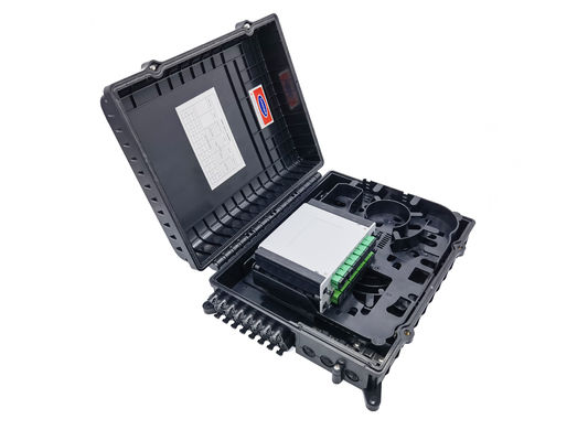 kopen  Outdoor Optical Splitter Box 3in 16out  With LGX Module  For 2x3mm Flat Drop Cable Outlets PC ABS Material online vervaardiging