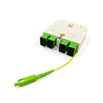 kopen Productieprijs FTTH 1x8 SC/APC Mini Cassette Glasvezel PLC Splitter online vervaardiging