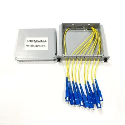 kopen 1x32 Optical Fiber PLC Splitter High Channel Isolation Minimizing Signal Interference in Fiber Optic Network Applications online vervaardiging
