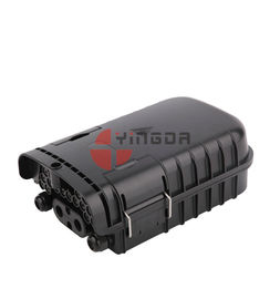 kopen Zwarte PC-ABS 16 boort FTTH-Doos van de Vezel de Optische Splitser voor Splitserscassette/Staalbuis uit online vervaardiging