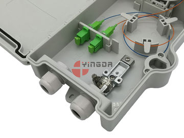 kopen FTTH 4 de Beëindigingsdoos van de Kernen Openluchtvezel, Adapter van de Doossc van de Vezel de Optische Verbinding online vervaardiging