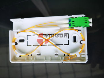 kopen 2 Beëindigen van de havenlc/apc het Duplex Optische Vezel - zet de de Doos Plastic Muur van de gebruikersabonnee op online vervaardiging