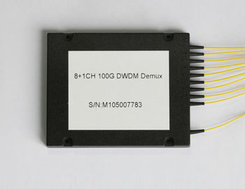 kopen enige wijze SMF 28E 1610nm FC UPC 1100G 8CH MUX DEMUX DWDM online vervaardiging