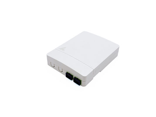kopen 2SC Port Fiber Optic Termination FTB86M Box voor FTTH PON Plastic Optical Rosette Caja Terminal online vervaardiging