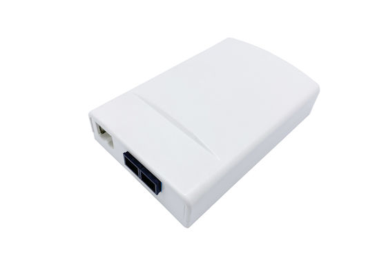 kopen 2 van de de Distributiemuur van de kern Miniftth Vezel Optisch ABS van het de Afzetdraagvlak Plastic Wit online vervaardiging