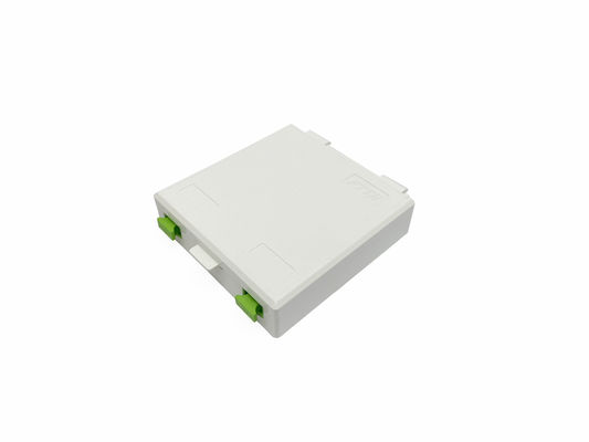 kopen 2 van de de Beëindigingsdoos van de havenftth Binnenvezel Optische de Muurafzet 86*86*23mm van Unibody online vervaardiging