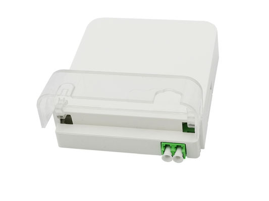 kopen 2 van de de Doosmuur van de havenlc/apc de Duplexftth Vezel Optische Eindafzet IP54 Binnenabs+pc online vervaardiging
