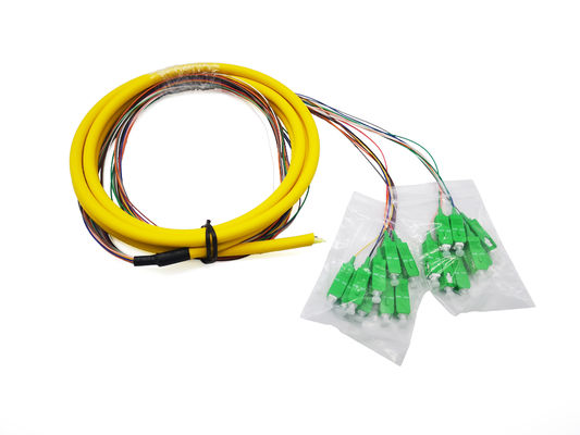 kopen 18 de Vlecht3mts Fanout van de Kleurenvezel Optisch Strak Buffersc G657A1 LSZH 0.9mm online vervaardiging