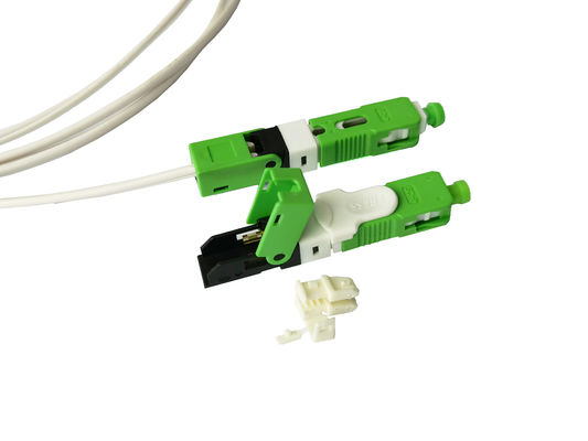kopen ESC250D Sc-APC Mechanische Schakelaar FTTH van de Gebieds de Snelle Assemblage voor Groene Dalingskabel 2*3mm online vervaardiging