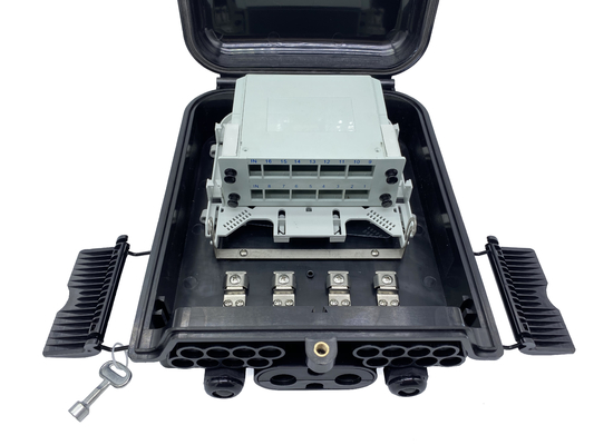 kopen 1x16 Optische de Distributiedoos 24 Waterdichte Kern IP65 van de splitsersvezel online vervaardiging