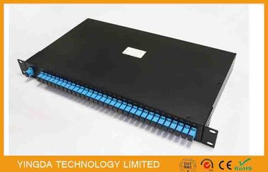 kopen Het rek zet 19 op“ 1 * 32 Vezel Optische PLC Splitser, Vlaklightwave-Kringssplitser online vervaardiging