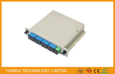 kopen ISO-Vezel Optische die PLC Splitserscassette met Sc-Schakelaar, 1 Groef LGX Optische Spltiter wordt geladen online vervaardiging