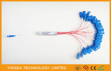 kopen Van de het Staalbuis van GPON Passieve de Hoge Prestatiesplc Optische Vezelsplitser G652D G657A1 G657A2 Hytrel online vervaardiging