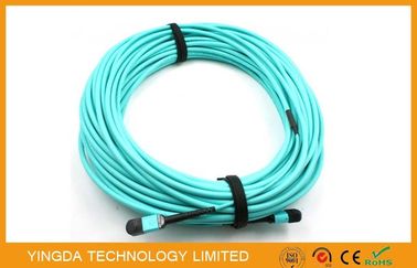 kopen 12 vezelsom3 10Gig MTP MPO Kabel, Boomstamkabel MPO - MPO 12 F.O. OM3 15 Mts online vervaardiging