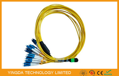 kopen 24Cores Multi Fiber Bundle MTP MPO Kabel MPO LC Fan Out Patch Cord 2 mm online vervaardiging