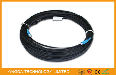 kopen 1 het Koordsc van het kern Zelfstandig FTTH Flard - Sc-Kabel van de Vezel de Optische Daling Zwarte FRP LSZH online vervaardiging