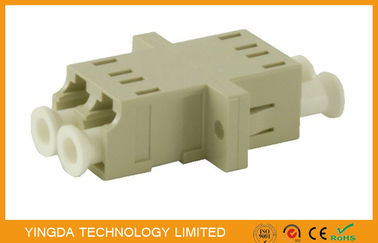 kopen LC de Koppelings Duplex Ceramische Metalen kap van Multimode Vezel Optische Adapter, LC-Vezeladapter online vervaardiging