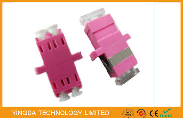 kopen LC duplexom4, LC-Vezels van de de Adapter Plastic Purpere Vierling van de Vezel de Optische Kabel online vervaardiging