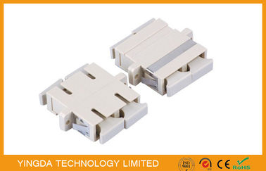 kopen Witte Plastic de HEREN DX Vezel van PBT Optische Adapter/Koppeling, de Duplexadapter van Sc online vervaardiging