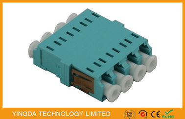 kopen Plastic de Adapterslc Vierling 4 van de Vezel Optische Schakelaar Manier Geen Oor OM3 10G Aqua online vervaardiging