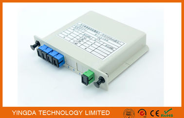 kopen Vezel Optische PLC EPON Splitser 1x4 in LGX-Doos, G657A1, de Vezel van G652D Corning SMF-28e online vervaardiging