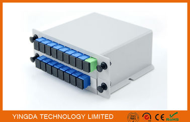 kopen GPON-Netwerkplc het Aluminium van de Optische Vezellgx Splitser 2 Chassis van de Groefcassette online vervaardiging
