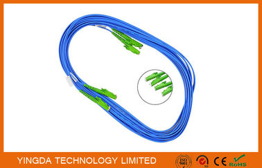 kopen E2000/APC - van het de Vezel Optische Flard van E2000/APC het Koord Singlemode Duplex Blauwe Kabel LSZH online vervaardiging