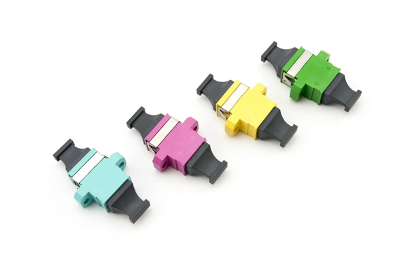 kopen Van de de Vezel de Optische Adapter van MPO MTP Koppeling 12Fiber 24Fiber OM3 Groene Aqua Purple Black online vervaardiging