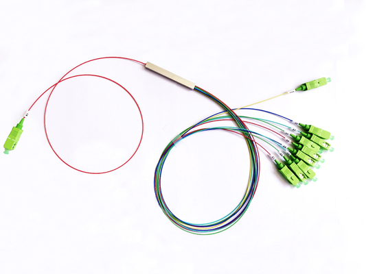 kopen PLC van NAP Fiber Optical Splitter G657A1 1x9 FTTR van de staalbuis APC van Splitserssc Schakelaar online vervaardiging