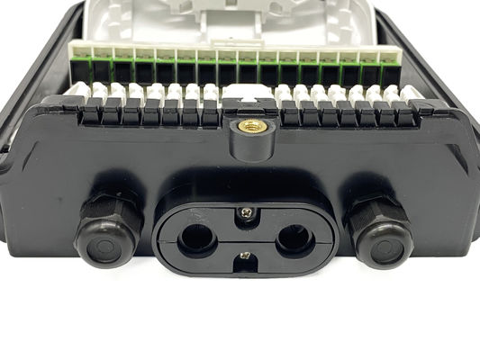 16 Ports Fiber Distribution Box 16 Fibers FTTH Optic Splitter Box Drop Cable Flat Ports