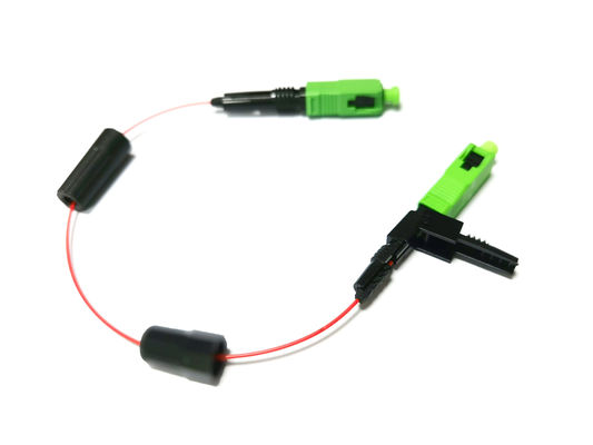 Voorgepolijste glasvezel beëindigingsdoos met ingebouwde laag brekingsindex matching gel voor FTTH