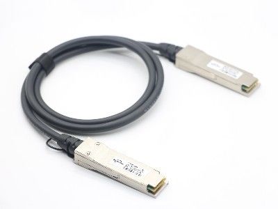 40G SFP DAC-kabel QSFP+ tot QSFP+ passieve koperkabel PVC zwart