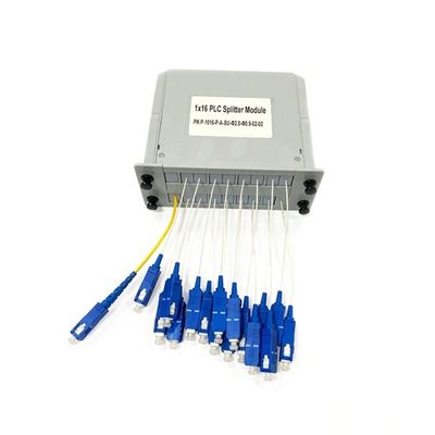 Nieuwe glasvezel PLC Splitter Plug-in type 1x16 LGX doos kaart invoegsel met SC/UPC Connector module in telecommunicatiesystemen
